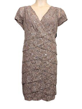 scarlett nite sequin dress Scarlett Nite Mini Dress Size 18 Sleeveless Black Sequin Flapper Polyester Blend